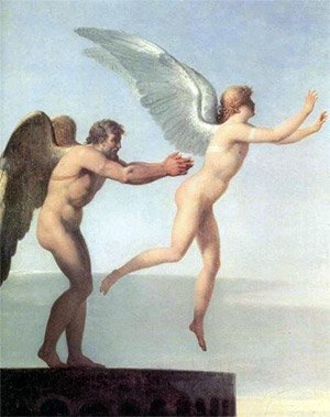 daedalus and icarus flying