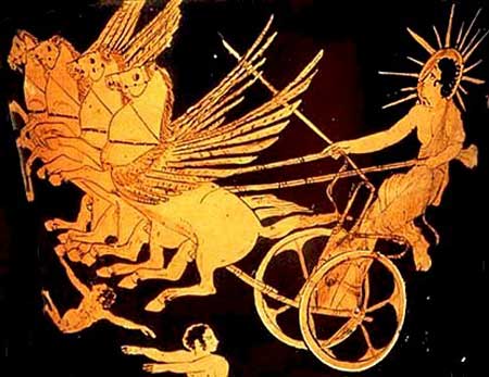 greek god apollos chariot